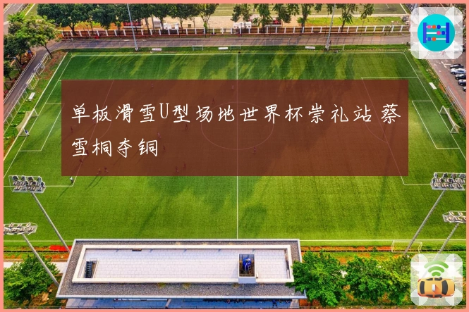 单板滑雪U型场地世界杯崇礼站 蔡雪桐夺铜